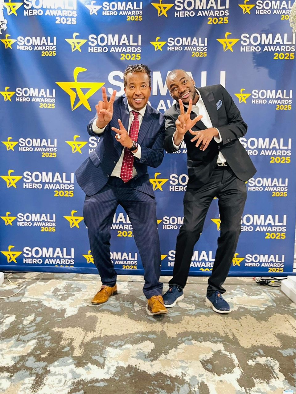 Hosts of Somali Hero Awards 2025