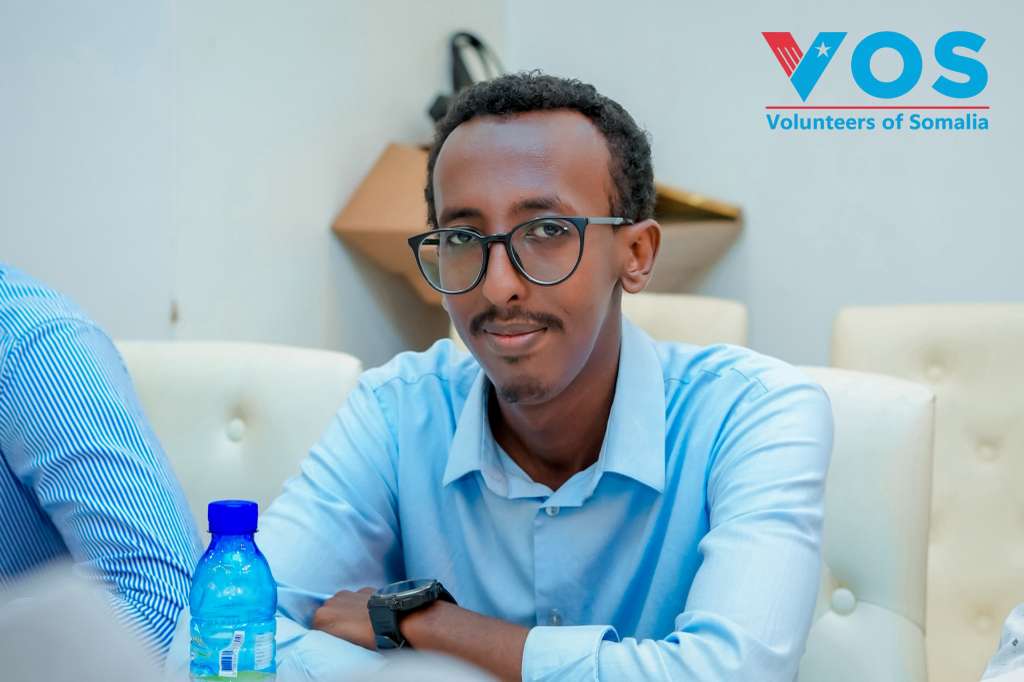 A community member at a VOS meeting