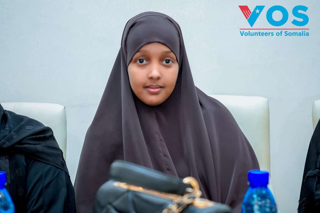 A young woman participating in a community program
